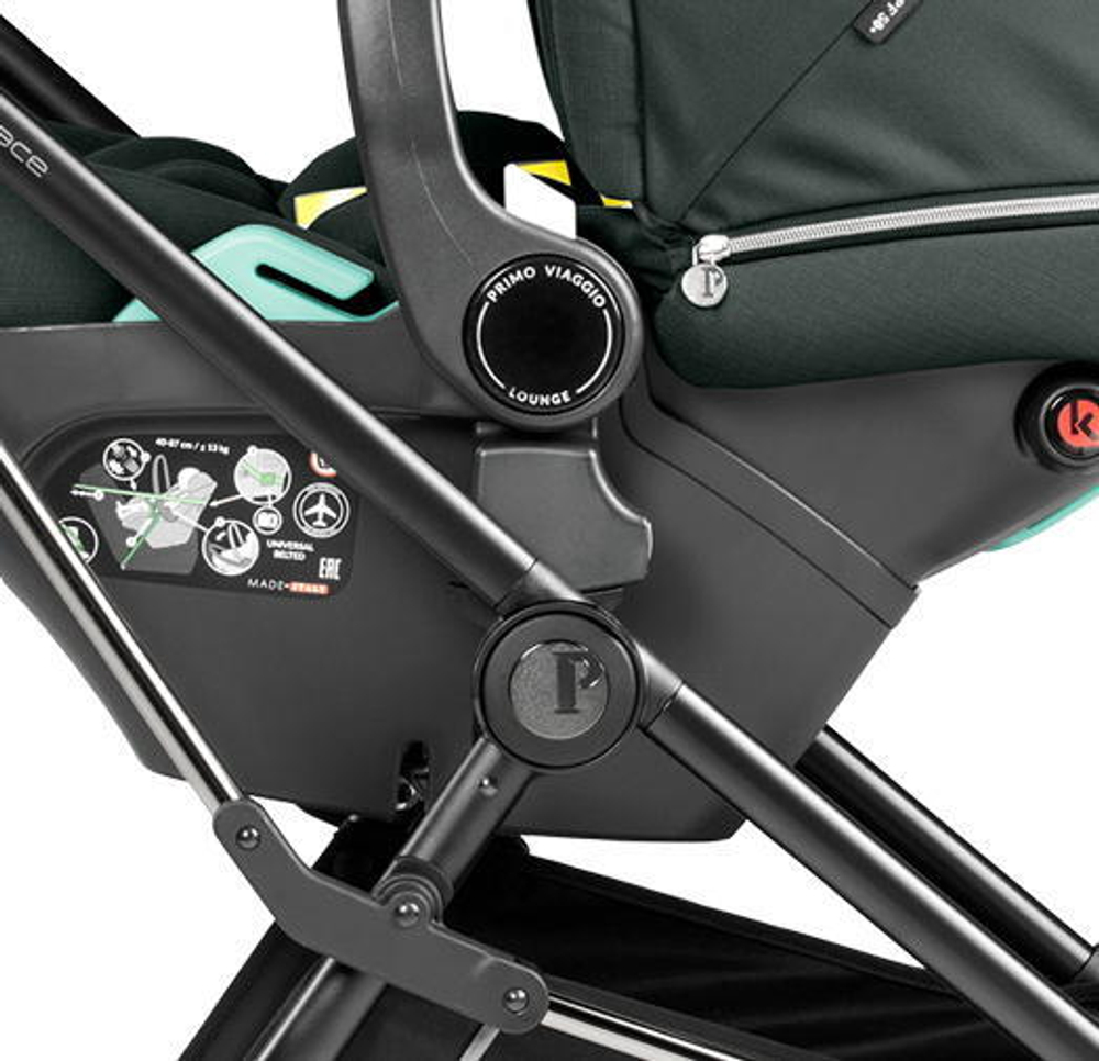 Коляска 3 в 1 Peg Perego Vivace New Culla Flex Lounge Metal