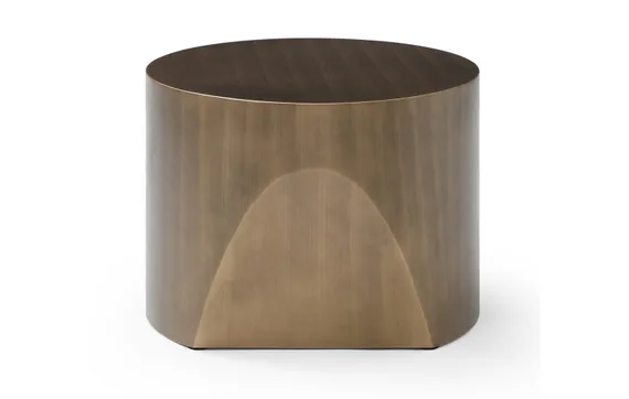 Журнальный столик Stump Ø60х45 см, бронза