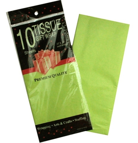 Бумага тишью Салатовая 50х66 см (10 листов)