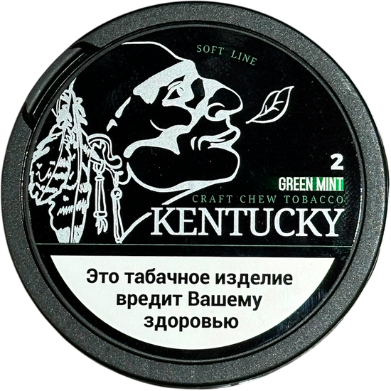 Жевательный табак (М) Kentucky 2 Green Mint