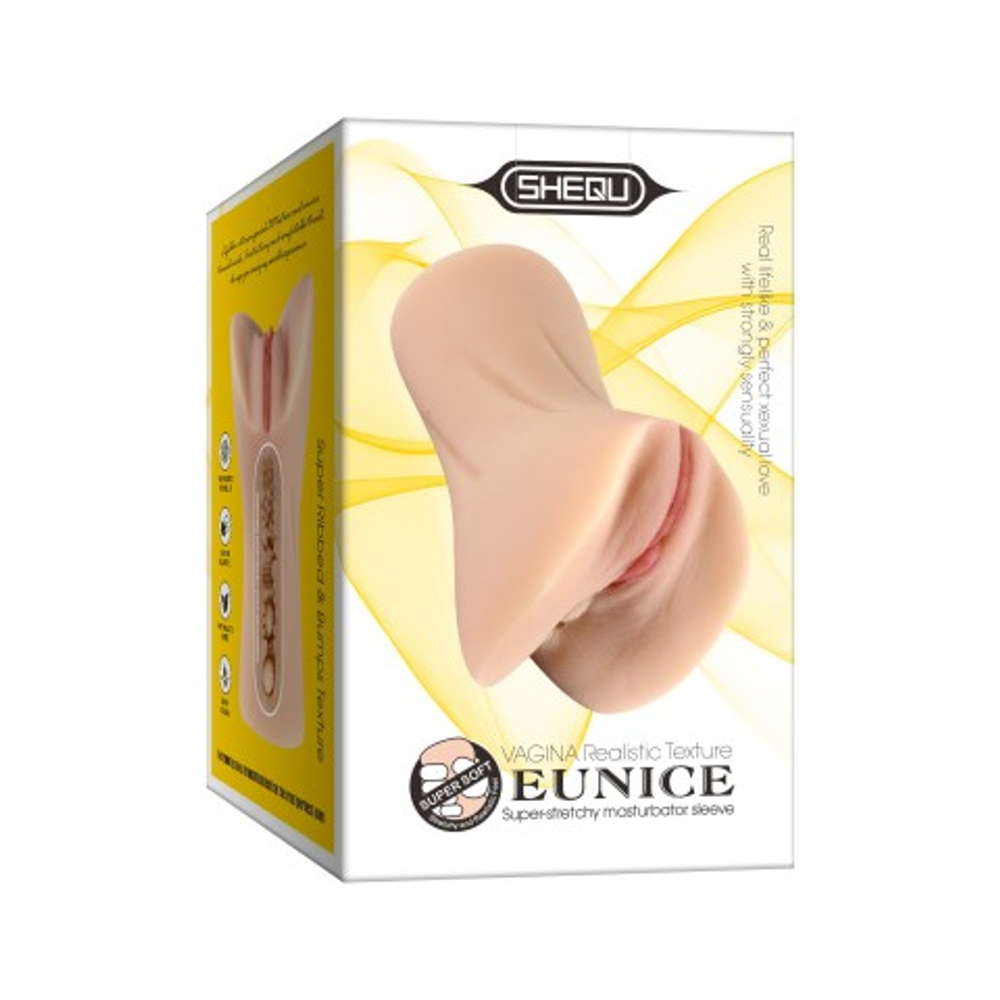 Реалистичный мастурбатор в виде вагины и половых губ Eunice