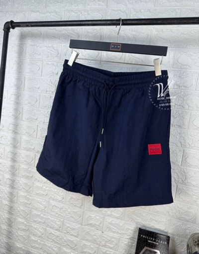 Шорты плавательные с сеточкой Hugo Blue