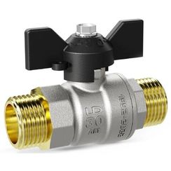 Кран шаровой латунный LD Pride 47.15.В-В.Р GAS Ду 15 Ру 40 вн-вн (рычаг)