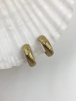 Клипсы кольца фактурные Sonia Rykiel