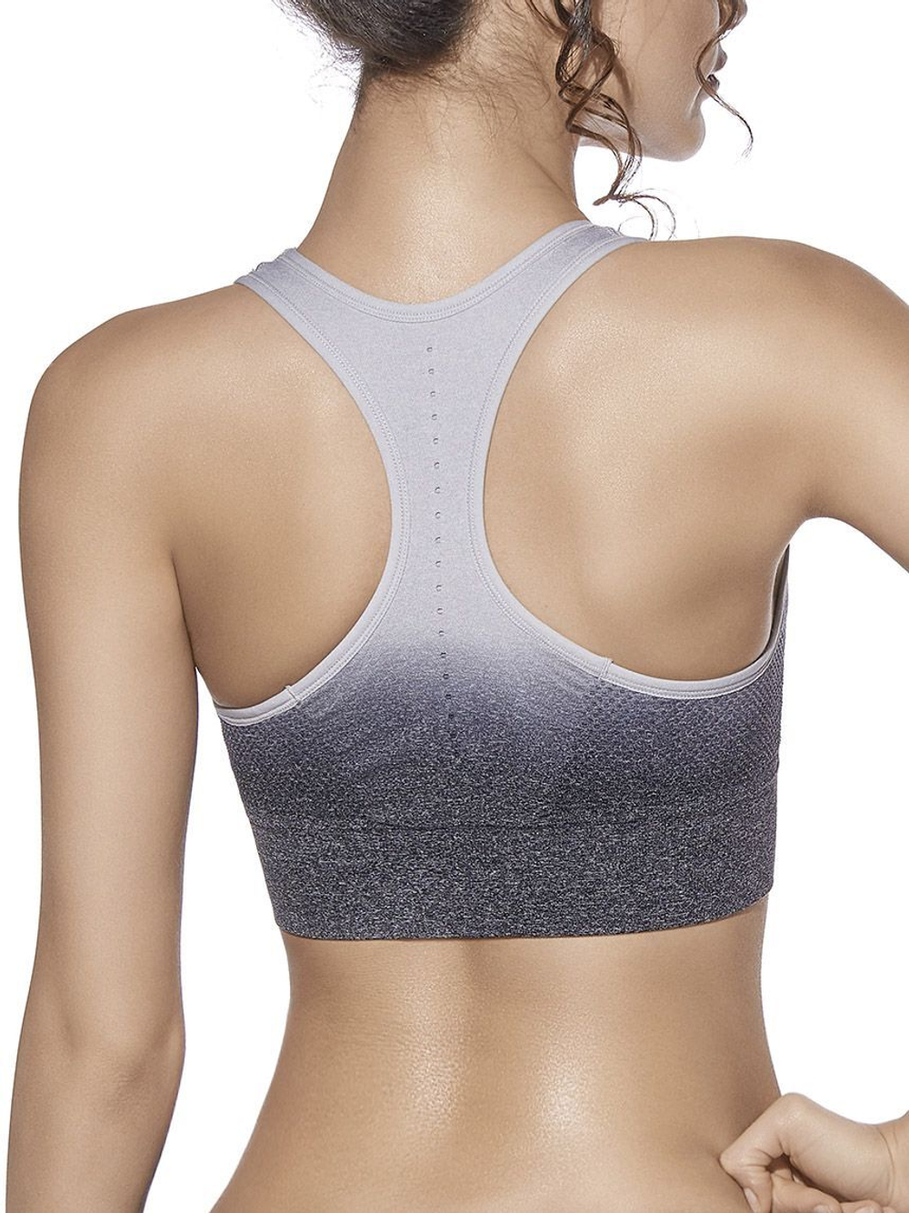 Спортивный бюстгальтер-топ Diana без застежки (Размер: S) (Цвет: синий)