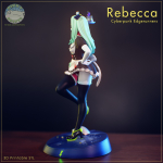 Фигурка Ребекка Киберпанк: Бегущие по краю REBECCA CYBERPUNK EDGERUNNERS