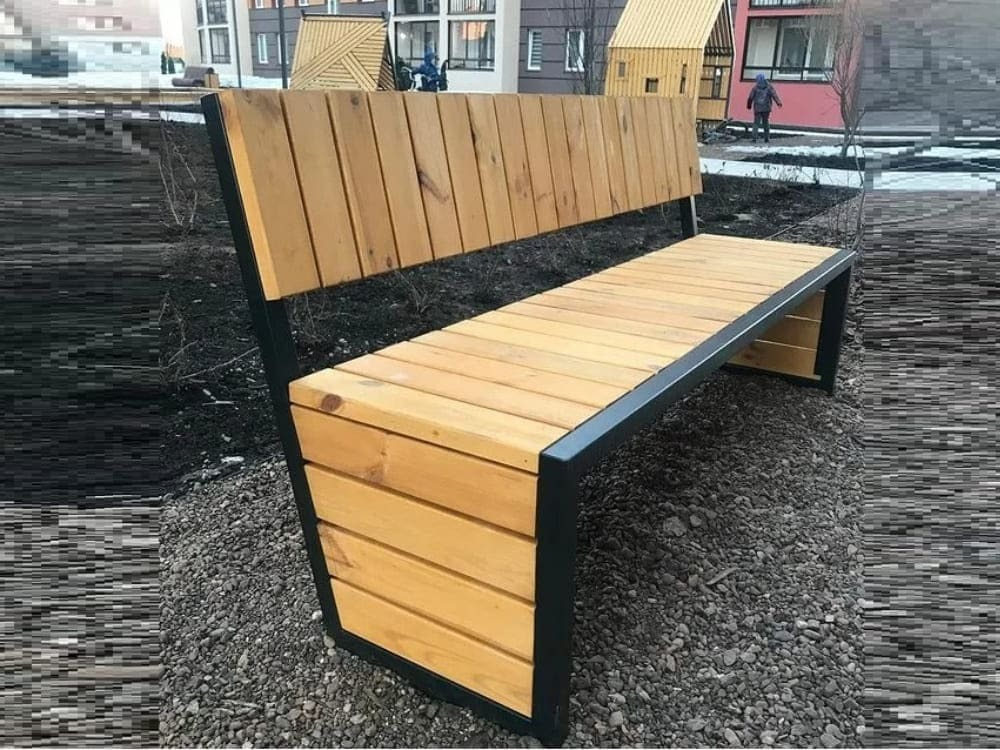 Скамья Вижен (со спинкой)
