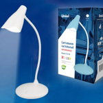 Светильник настольный LED, 3 Вт, белый, абажур бел, Uniel, TLD-559 Ivory, UL-00004141