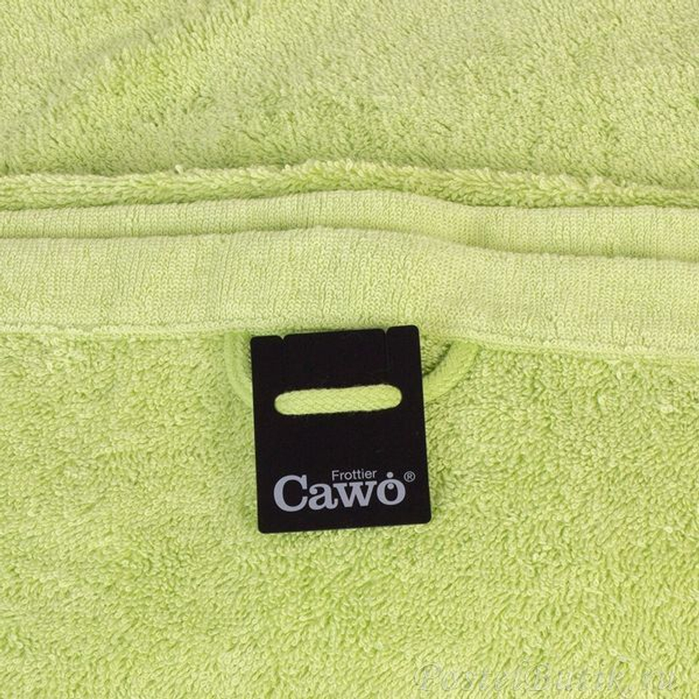 Махровое полотенце Life Style 7007 Uni салатовое от Cawo Германия