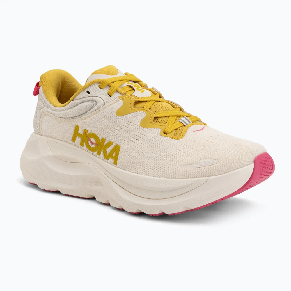 Женские кроссовки для бега HOKA Gaviota 6 birch/yellow gold