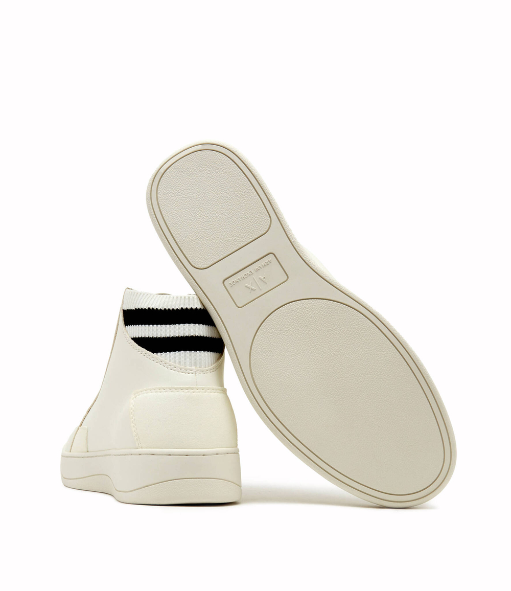 Кожаные кроссовки Armani Exchange - белый(XUZ054 XV783)