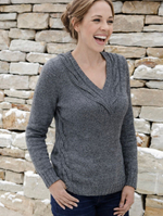 Описание по вязанию пуловера спицами "Kaynak"