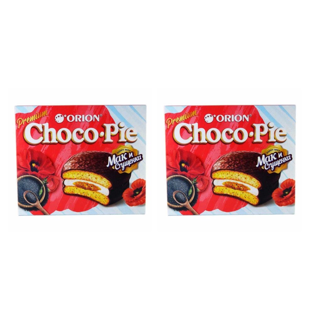 Orion Choco-Pie Мак и сгущенка, 360 г, 2 шт