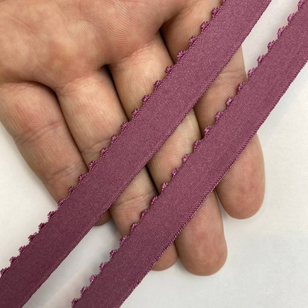 Отделочная резинка становая грязно-розовая 12 мм