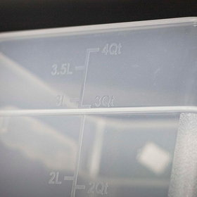 Емкость для ферментации 3.8 л с крышкой (полипропилен)