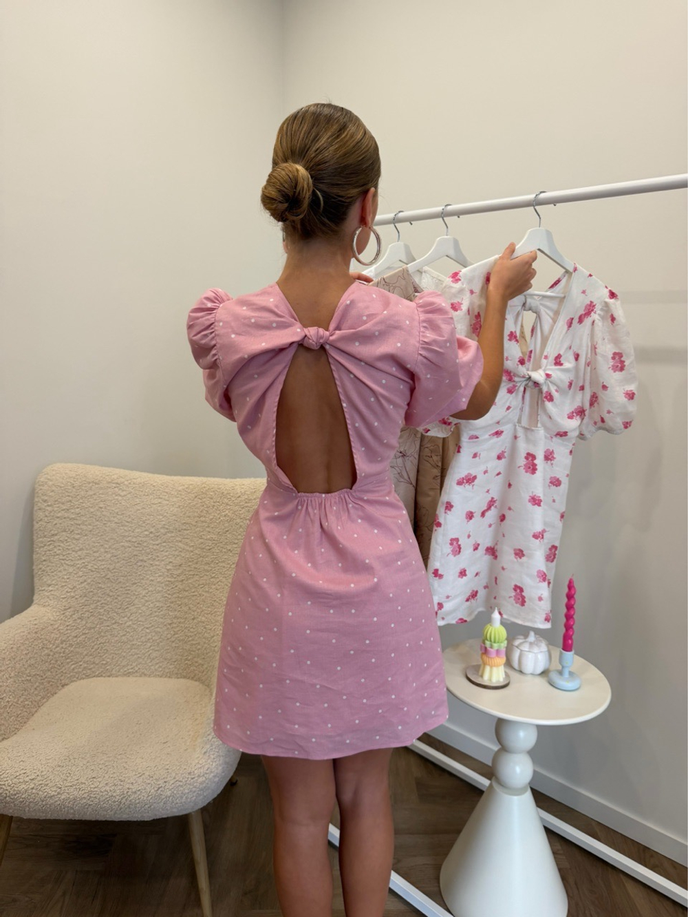 Платье Phi Phi нежно-розовый