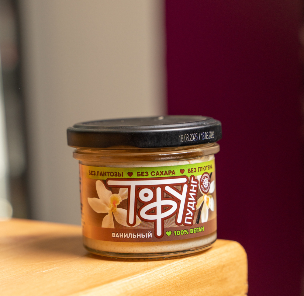 Тофу пудинг без сахара "Ваниль"