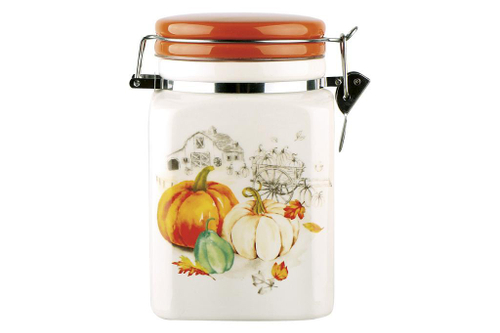 Банка д/сып.продуктов 900мл с клипсой п/уп ZFC415-49