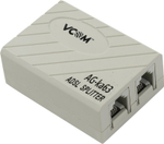 VCOM &lt; AG-ka63 / HL-2003 / VTE7703&gt; ADSL Splitter (AnnexA, вход 1xRJ-12, выход 2xRJ-12)