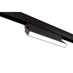 Магнитный трековый светильник ЭРА TRM20-2-22-12W4K-B для системы NOVA 48V 12Вт 4000К заливающий свет черный