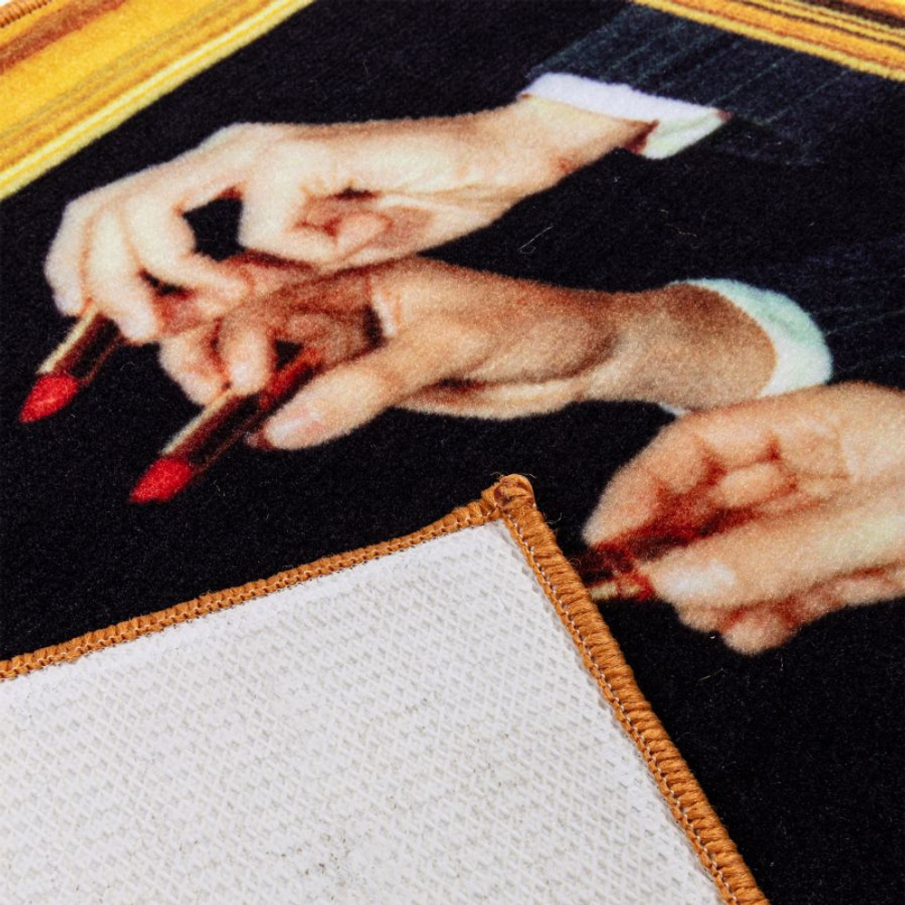 Коврик Lipstick Black