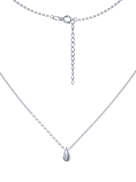 Колье из серебра Капля