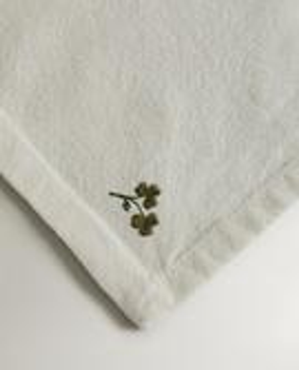 ZARA HOME САЛФЕТКИ С ВЫШИВКОЙ (2 ШТ.), ЭКРЮ