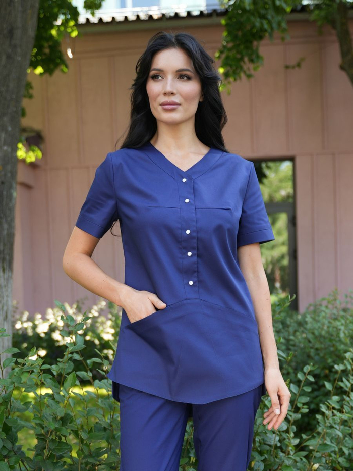 Блуза медицинская женская | Бл-353 к клеон стрейч