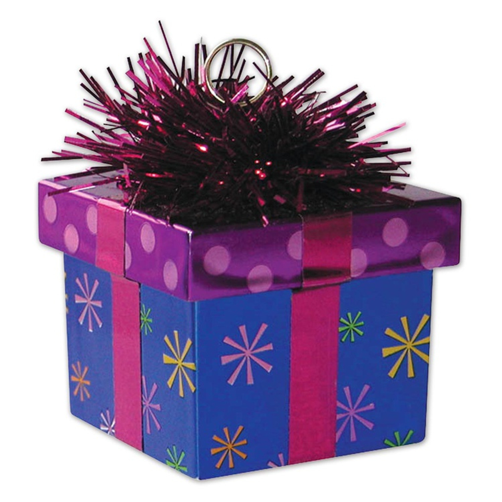 Грузик для шара Подарок 170гр (Фиолетовый)