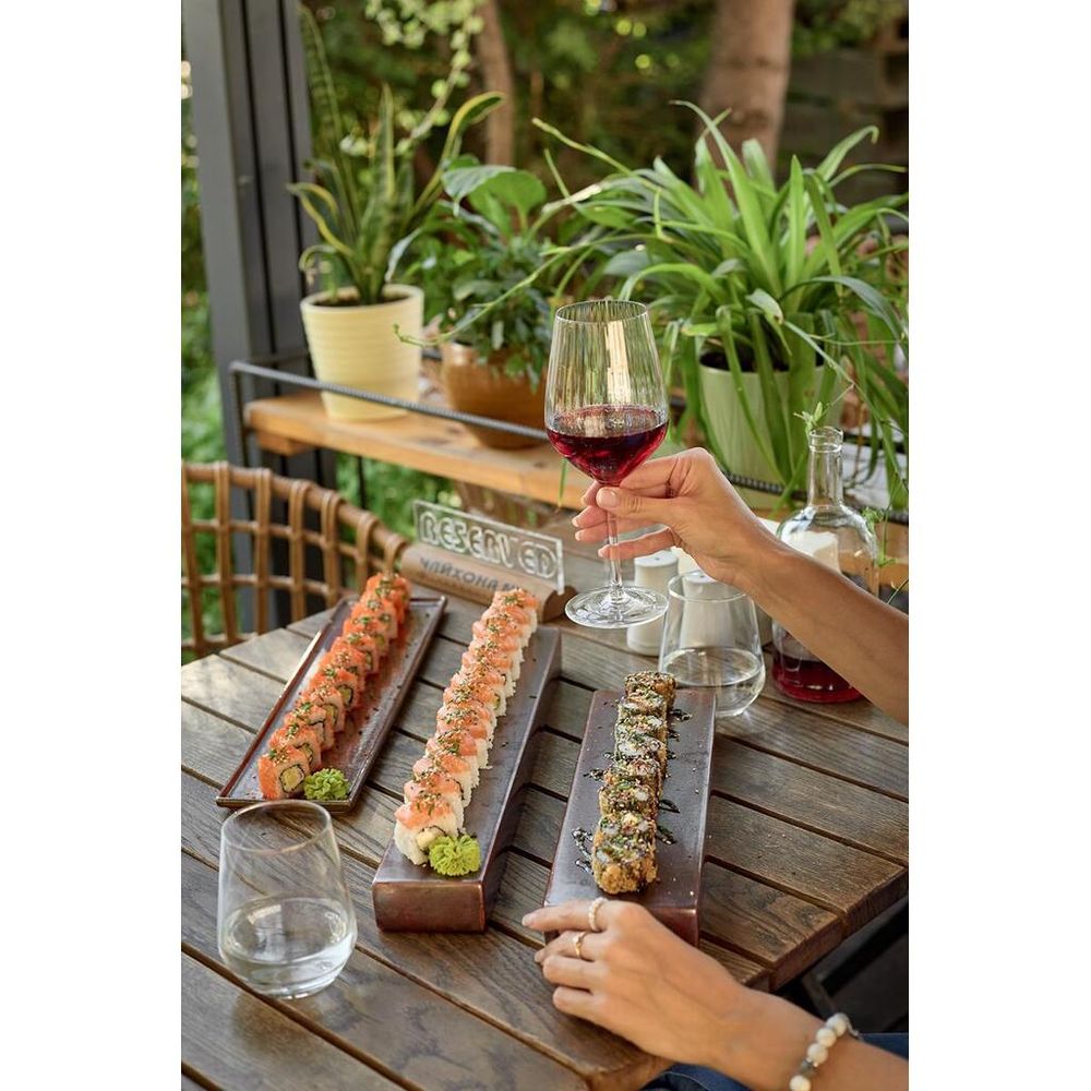 Блюдо прямоугольное 41*10,5 см h1,5 см   P.L. [6]