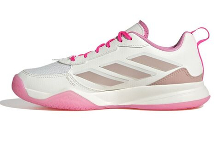 Женские теннисные кроссовки Adidas Avaflash - core white/silver metallic/lucid pink