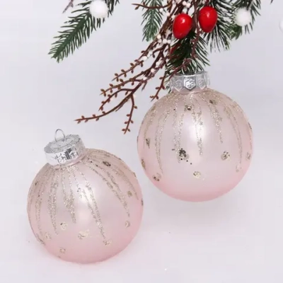 Набор украшений SHINE «Diamond Tears» 8 см (2 шт.), baby pink