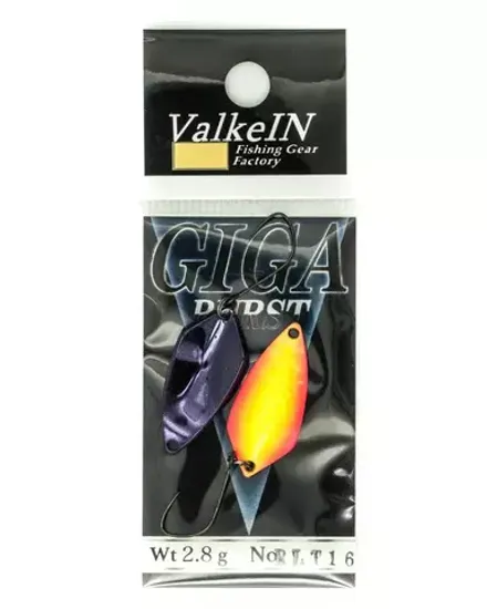 Колеблющаяся блесна ValkeIN Giga Burst, 2.8 гр, RLT16
