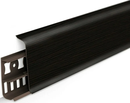 Плинтус Деконика 70мм 2,2м 301 Венге темный