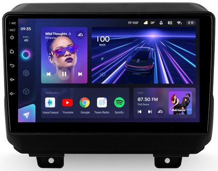 Магнитола для Jeep Wrangler 2018+ - Teyes CC3 Android 10, ТОП процессор, 4/32 Гб, CarPlay, SIM-слот