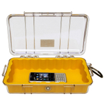 Защитный кейс Peli™ прозрачный с желтой вставкой