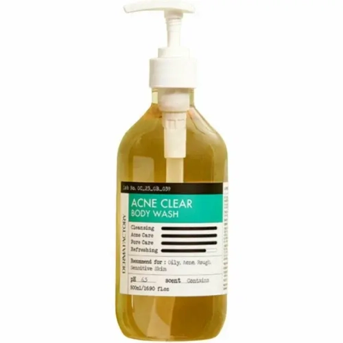 Derma Factory Гель для душа против акне - ACNE CLEAR BODY WASH ,500мл