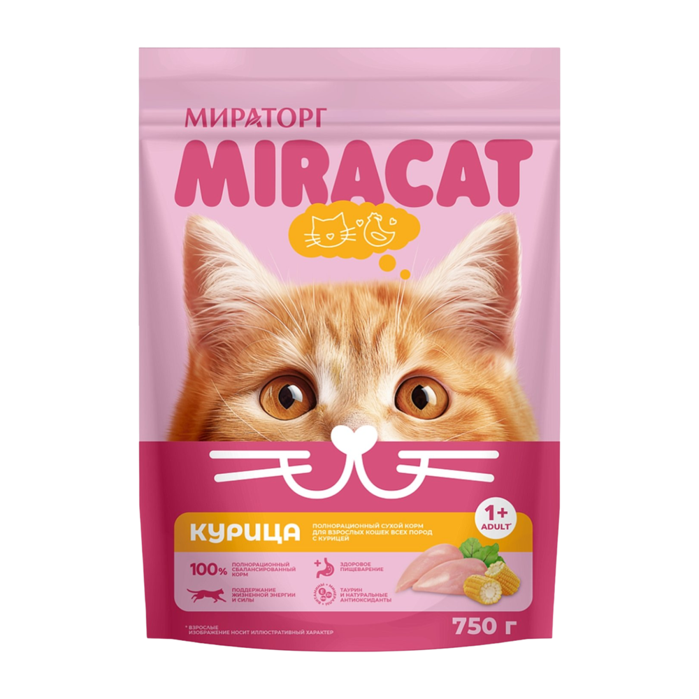 Корм сухой МИРАКАТ с курицей 750гр