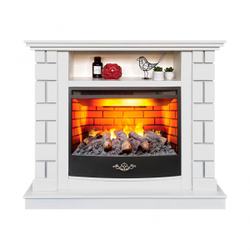 Электрокамин RealFlame Edward WT молочный с очагом Firestar 25,5