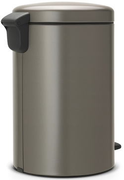 Ведро Brabantia NewIcon 20л платиновое сзади