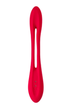 Гибкий вибратор с фиксацией формы Satisfyer Elastic Joy, красный, 20 см