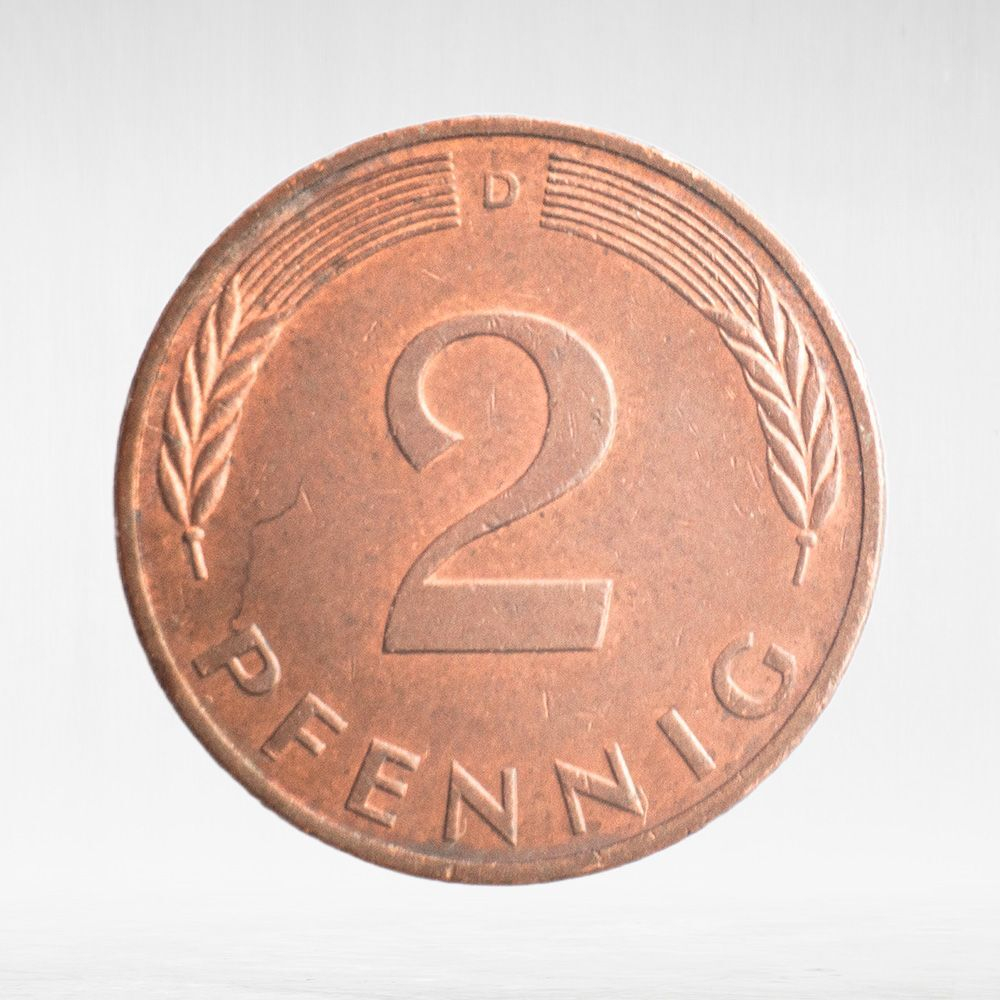 Germany, 2 Pfennigs, 1982, (Munich Mint - "D"), XF