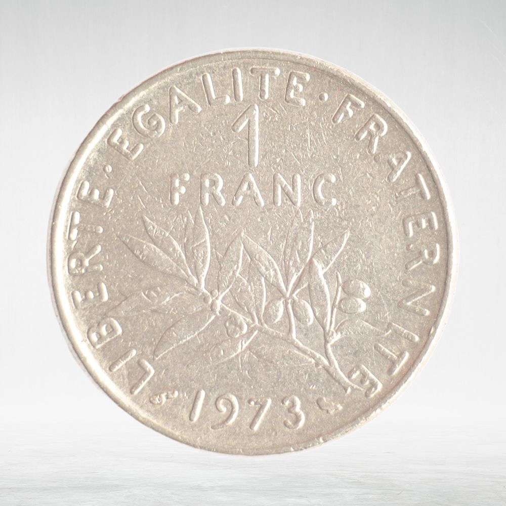 France, 1 Franc 1973 - Signature "O. Roty", VF