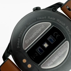 Смарт-часы здоровья с пульсометром Health Watch Pro №80, коричневый