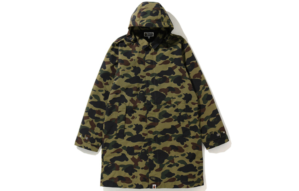 A Bathing Ape Gore Tex 1st Camo Long Худи Куртка Куртка