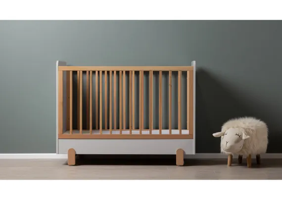 Кроватка Ice-cream (светло-серый)