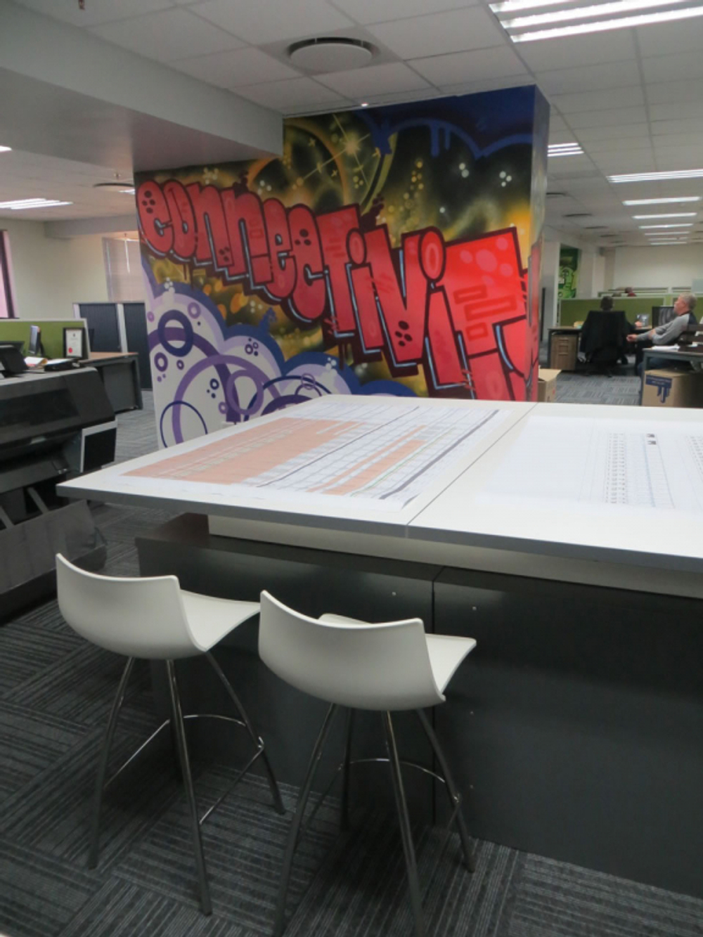 Стул барный пластиковый Scab Design Day, лен