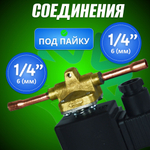 Соленоидный вентиль с катушкой BC-EMV3 14S 1/4" 220V