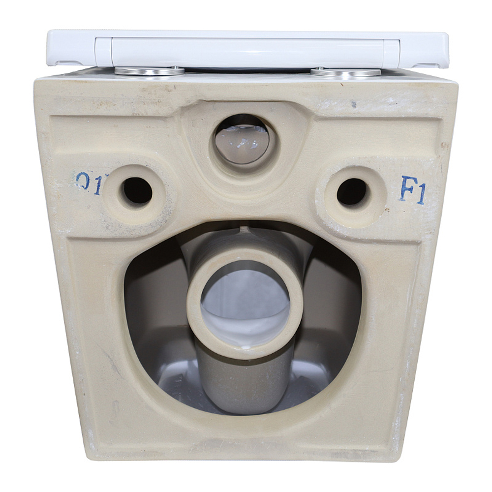 Унитаз подвесной Azario PRO 340х490х350 безободковый, в комплекте с быстросъемным сидением микролифт (PRO-002)