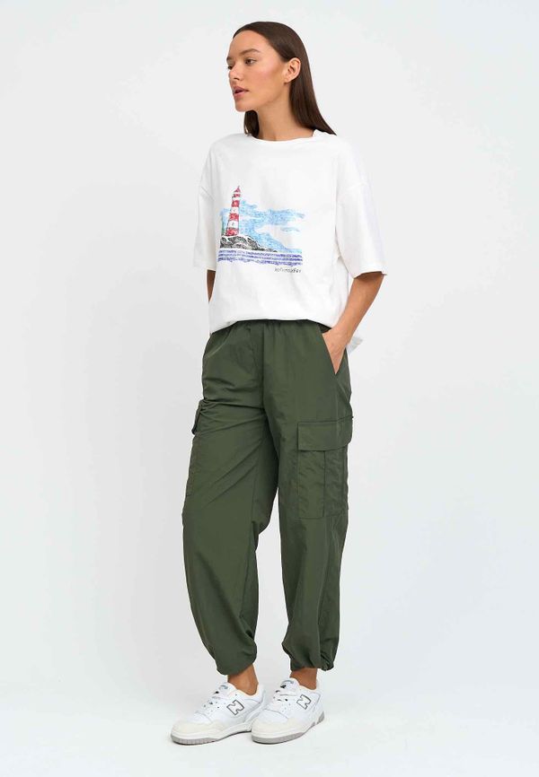 Брюки Карго хаки - фото 4